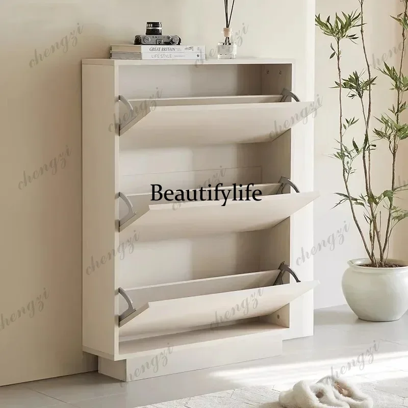 Throne Italian Style Shoe Cabinet Wooden Nordic Storage Organizer Shoe Rack Space Saving Entertainment Zapatero Salon Furniture