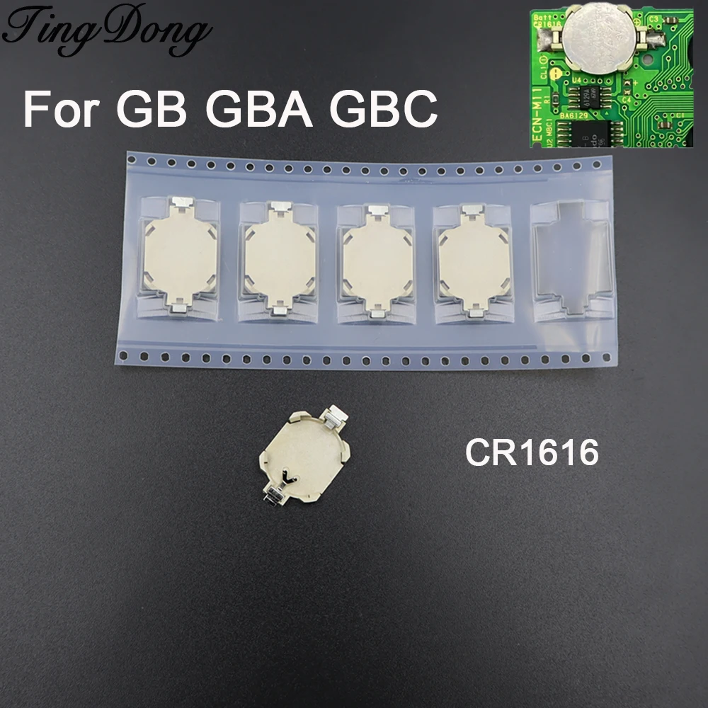 

2-20PCS CR1616 Battery Holder Replacement For GB GBC GBA Game Card Batteries Holder For Gameboy Color Advance Accessories