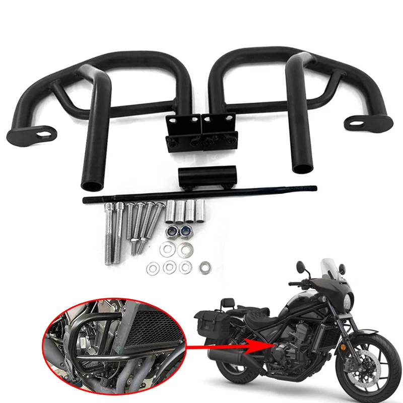 Fit For Honda Rebel CL500 CL300 2017 2018-2023 2024 Engine Guard Crash Bar Frame Protector CL500 CL300 Motorcycle Accessories