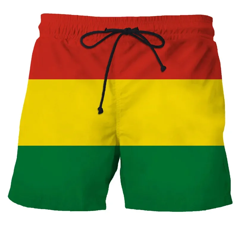 Spain Flag Men\'s Casual Shorts Summer Beach Pants 3d Printing Surfing Board Short Kids Beach Shorts Men Sports Pants Briefs Boy