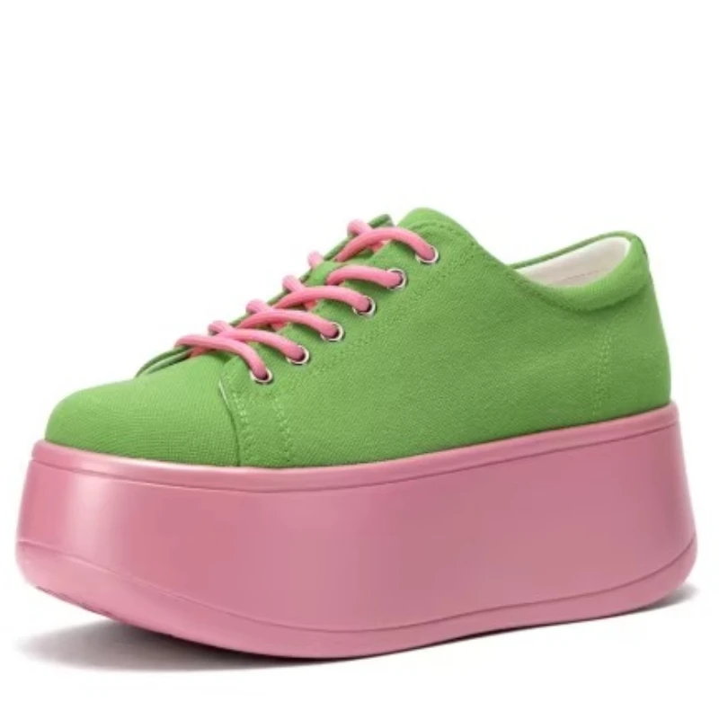 

Denim Cotton Soft Sole Casual Board Shoes for Women's Spring/summer Denim Cloth Breathable Comfortable Height Increasing Shoes