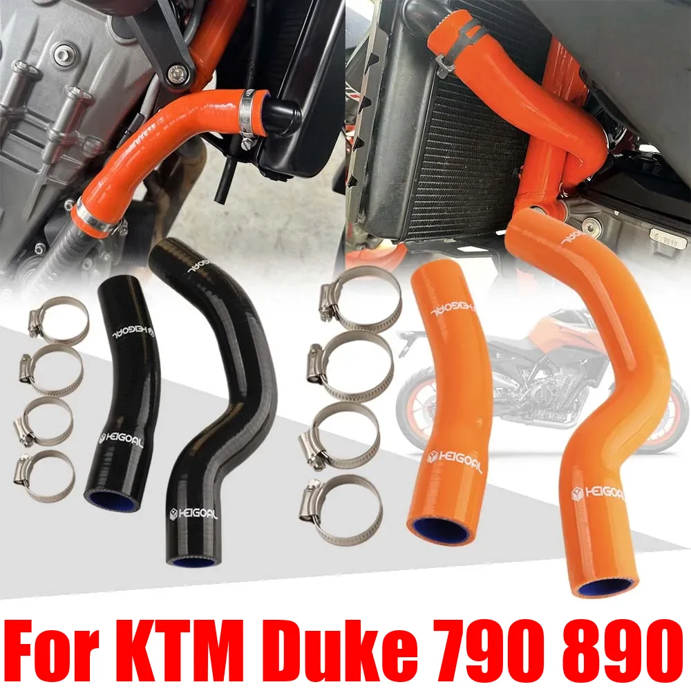 For KTM Duke 790 890 DUKE R Duke790 2018 - 2024 Duke890 R Motorcycle Accessories Radiator Hoses Water Coolant Tube Silicone Hose