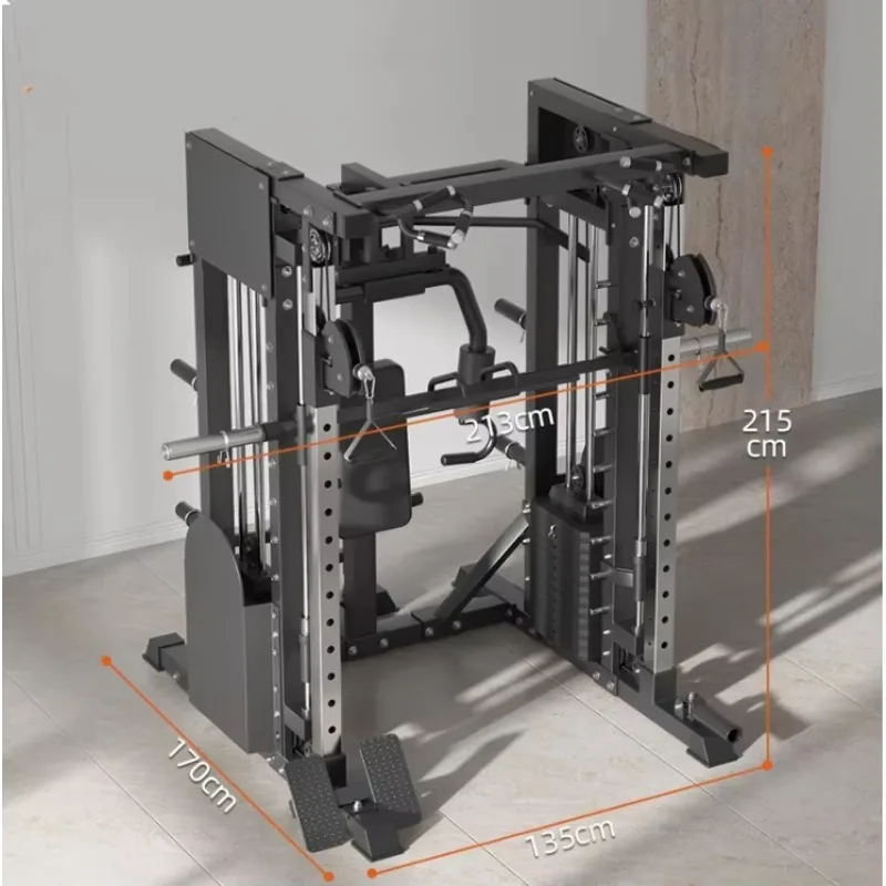 YTYINFitness équipement maison multi-fonctionnel oiseau portique banc presse Squat Rack Smith Machine entraîneur de force complet