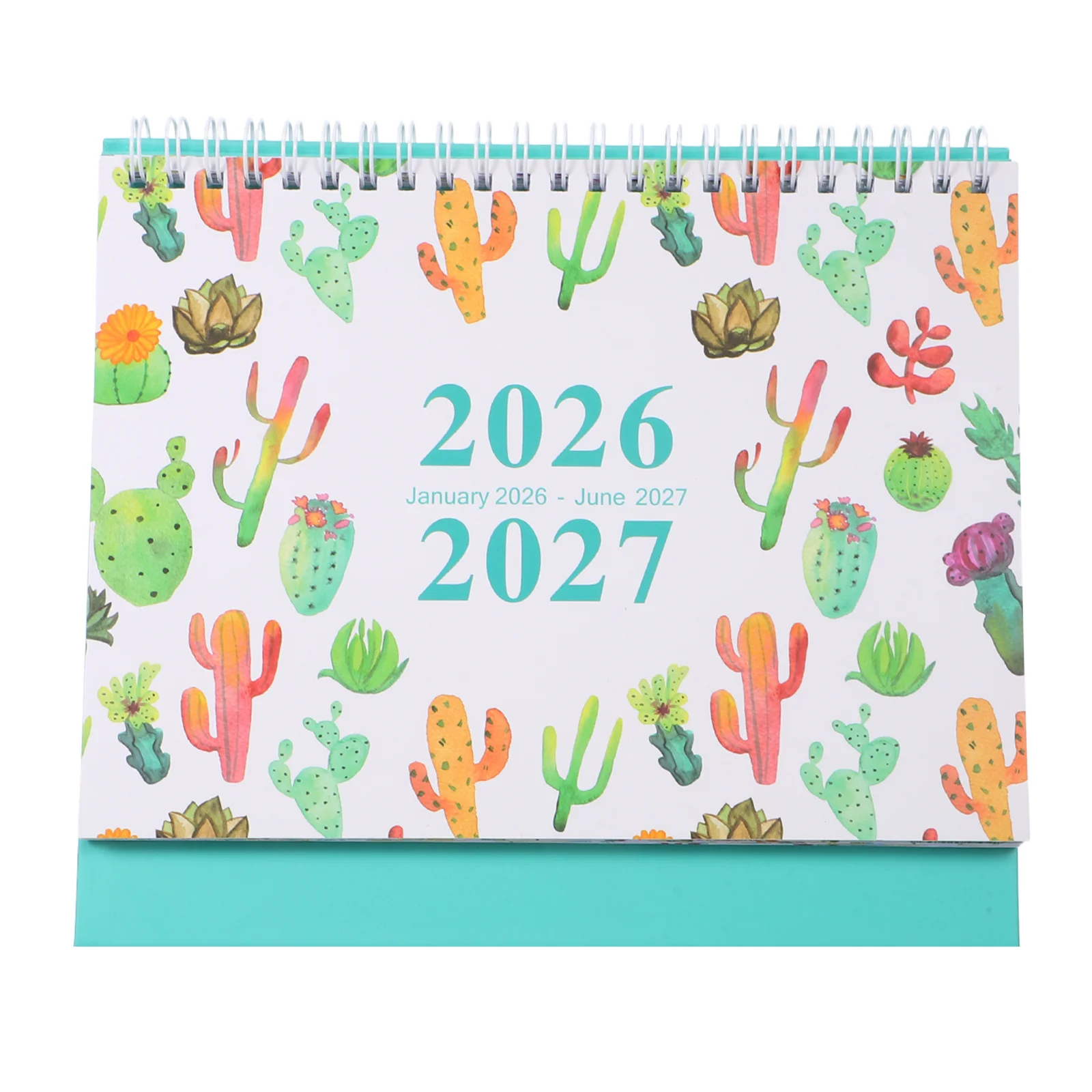 

18 шт. 2026 настольный компактный настольный календарь с подставкой для офиса, дома, ежемесячный ежедневный органайзер, блок-календарь 2026-2027