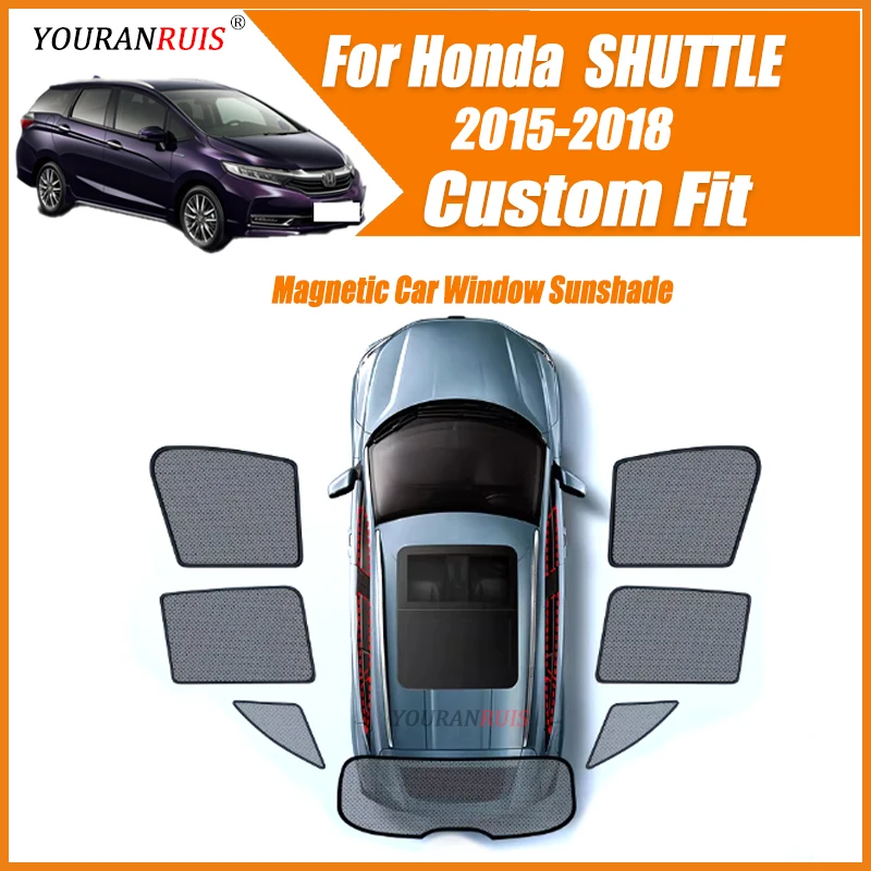 

Car Windows Sun Shades For Honda SHUTTLE 2015-2018 Sunshades Magnetic Heat insulation Window Car Curtains Visor Accessories