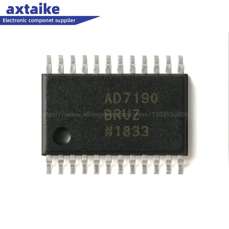 

AD7190BRUZ-REEL AD7190BRUZ AD7190BRU AD7190 TSSOP-24 Analog to Digital Converters ADC 2ch UltraLow Noise 24Bit SD ADC IC SMD