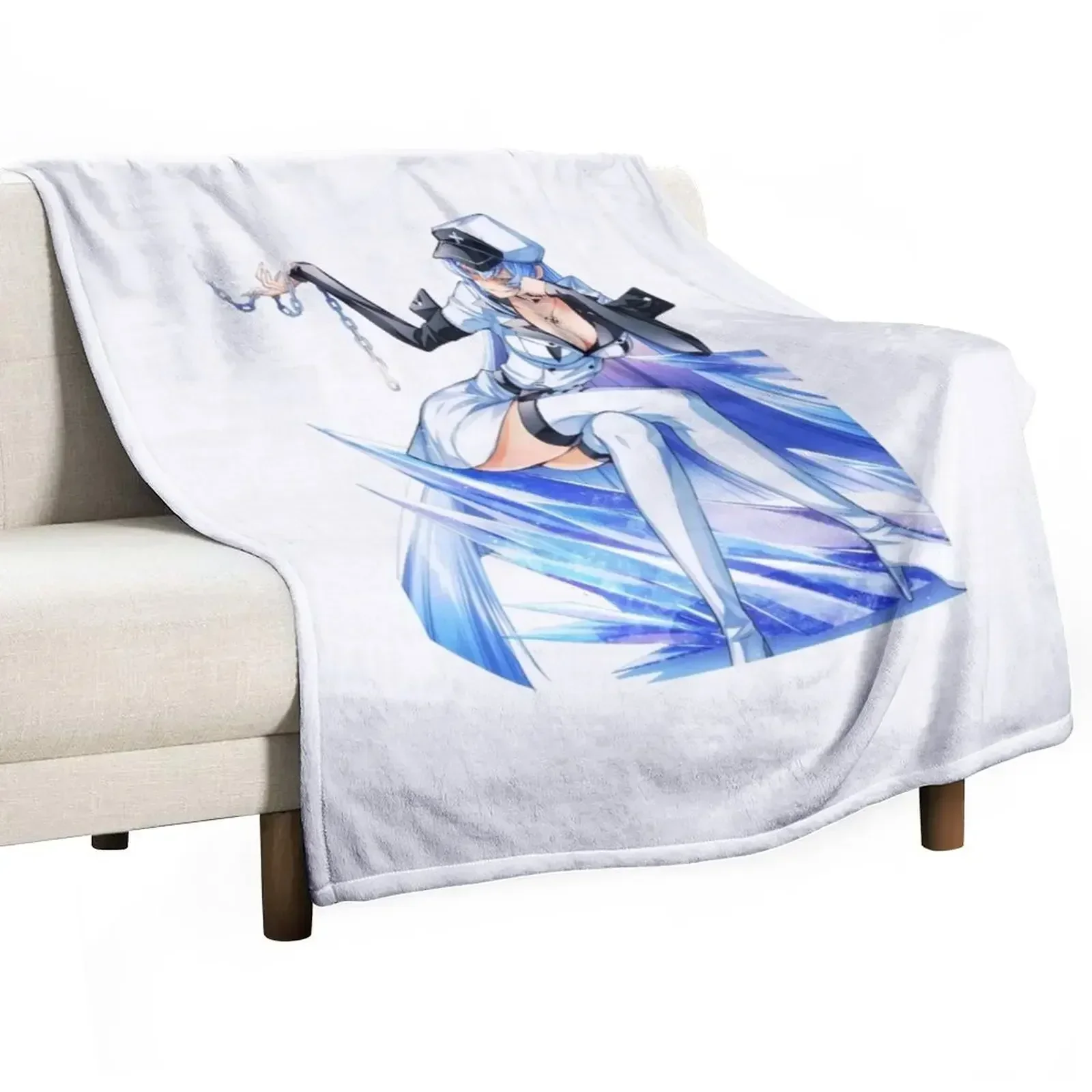 Esdeath manga Waifu : Akame ga Kill Throw Blanket for babies Sofas Blankets