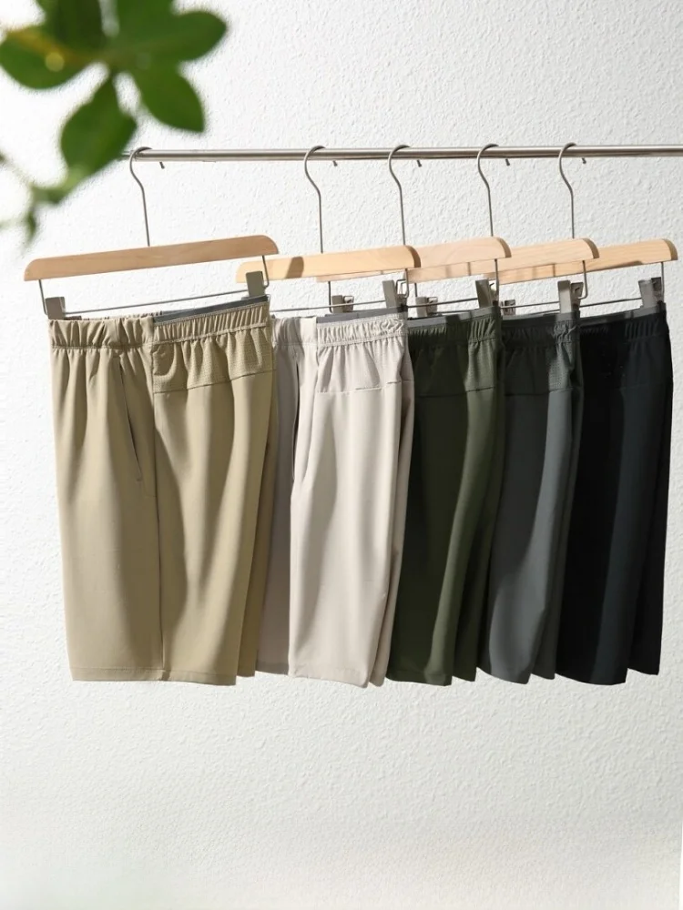 

Легкие летние шорты премиум-класса для мужчин и женщин с лазерной перфорацией, дышащие, тонкие, эластичные, повседневные