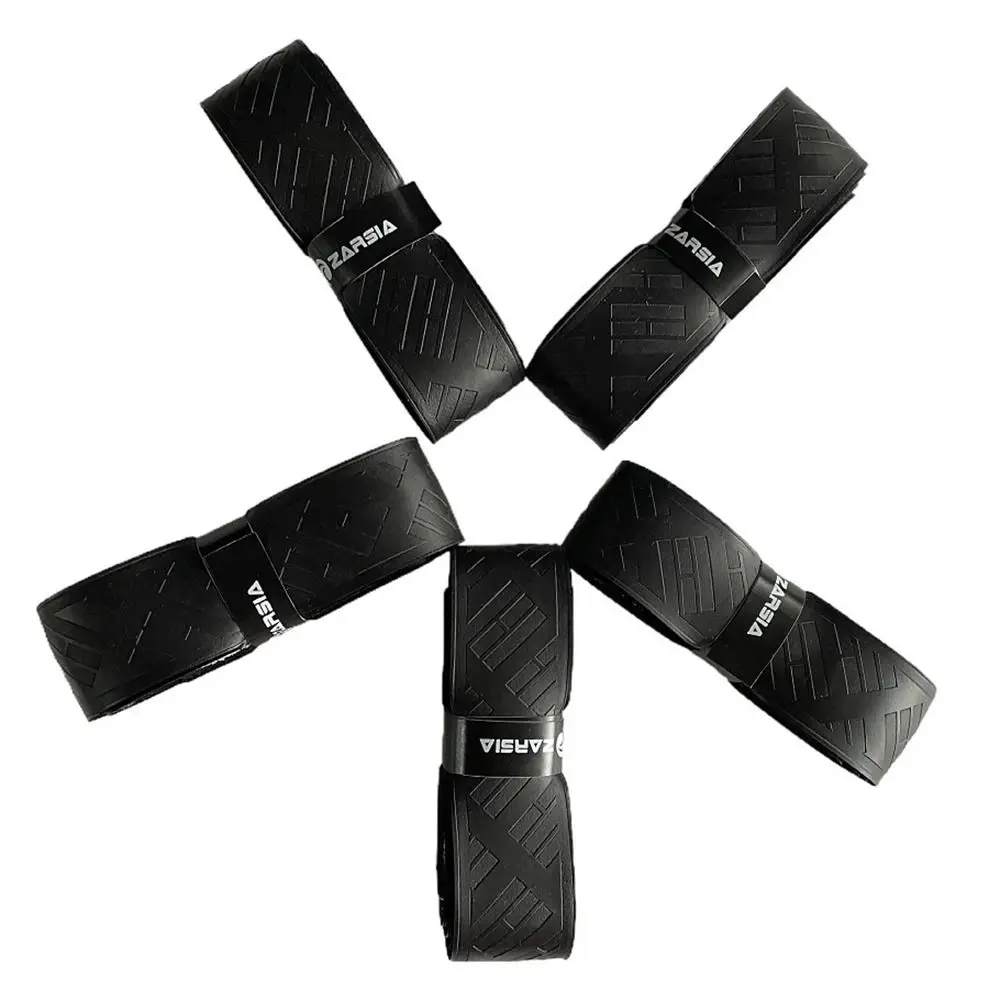 Shock Absorption เทนนิส Sweatband ดูดซับเหงื่อแร็กเก็ต Handle Racket Overgrip วัสดุ PU Thicken แบดมินตันแร็กเก็ตเทป