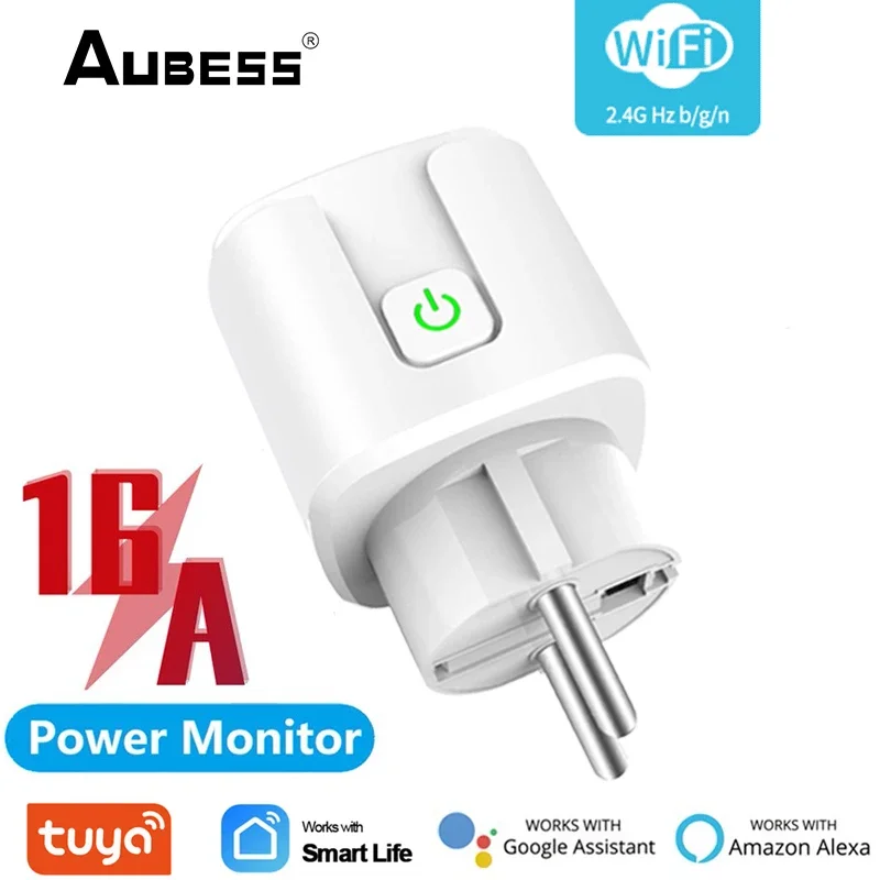 

16A Smart Socket WiFi / Zigbee EU Smart Plug Power Monitor Timing Function Tuya Smart Life APP Control For Alexa Google Home