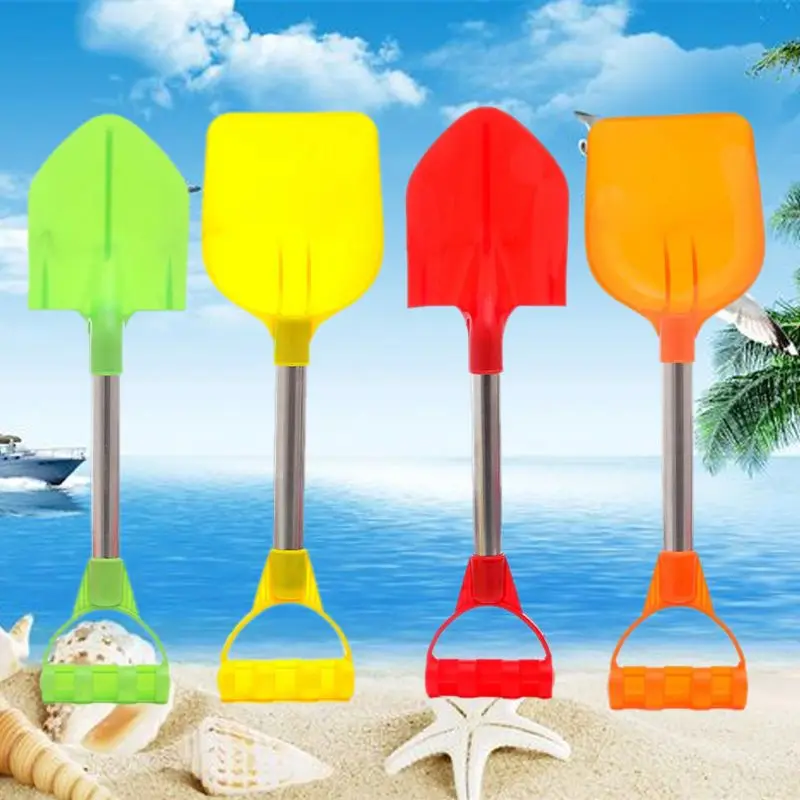 

2 PCS Children Summer Beach Toy Kids Outdoor Digging Sand Shovel Play Sand Tool Playing Snow Shovels Child Play House Toys