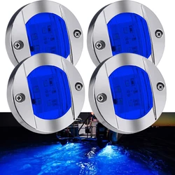 4PCS Boat Marine Lights Navigation Light Waterproof Marker Lamp For Truck RV Yacht Transom Anchor Stern DC 12V 6LED Stern Light