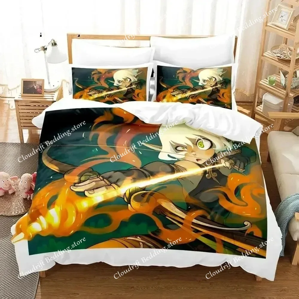 

New Wakfu Bedding Set Single Twin Full Queen King Size Bed Set Adult Boys Bedroom Duvet cover Sets Wakfu 3D Print bed sheet set