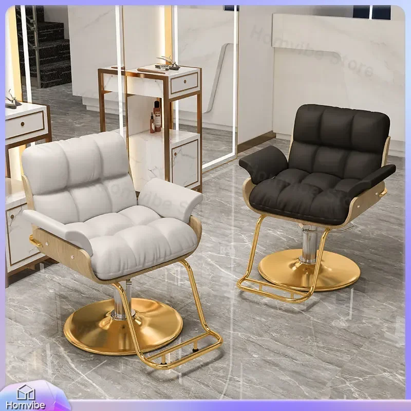 for Hairdressing Chair Barber Shop Rotatable Salon Perm Dye Cutting Seat Fashion Lift Internet Celebrity Style Professional