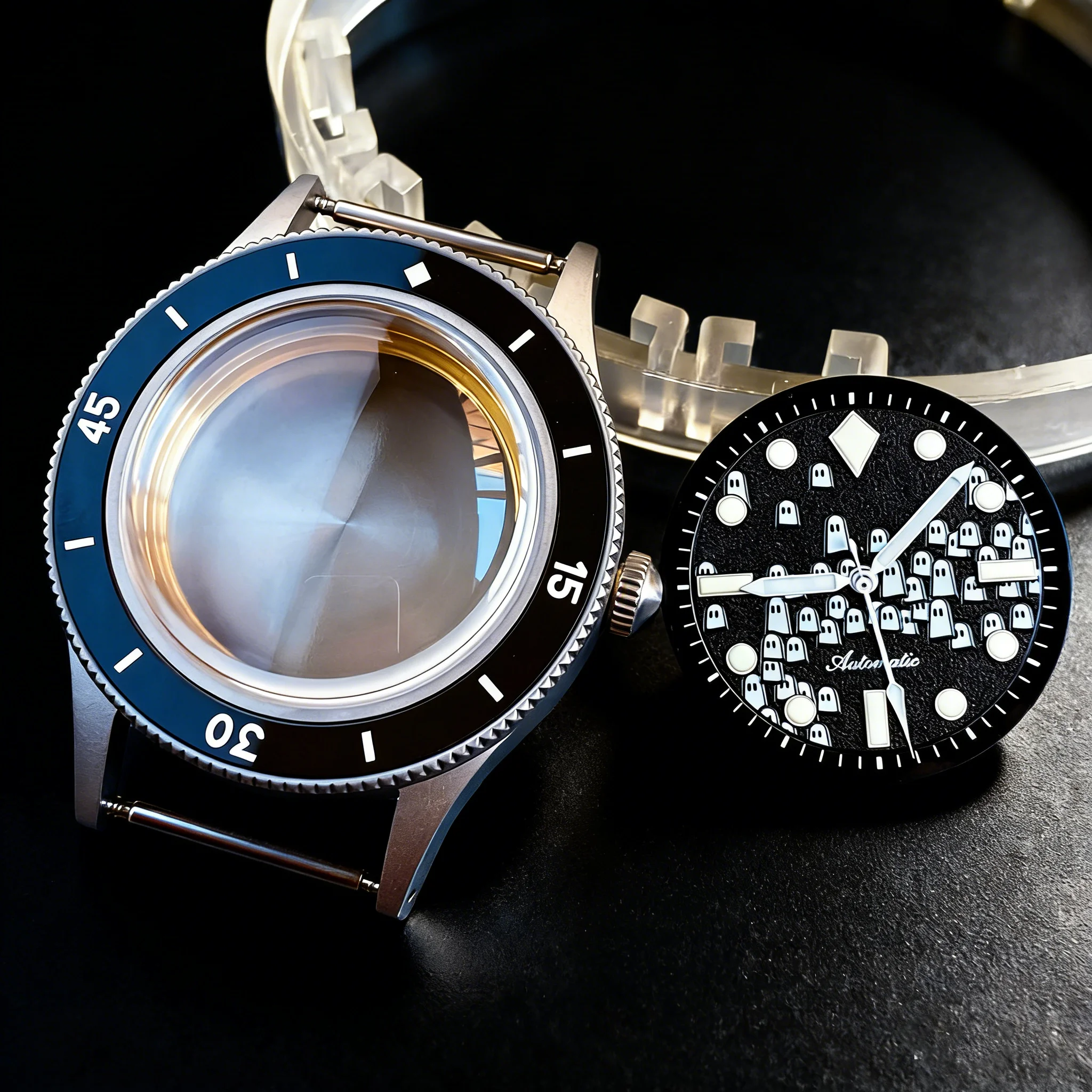 

Корпус для часов Tandorio 40 мм с сапфировым стеклом, 50 футов водонепроницаемость, для механизмов NH35, ETA2824, PT5000, Miyota 8215, 20ATM, пескоструйная обработка, черный безель, для дайверских часов