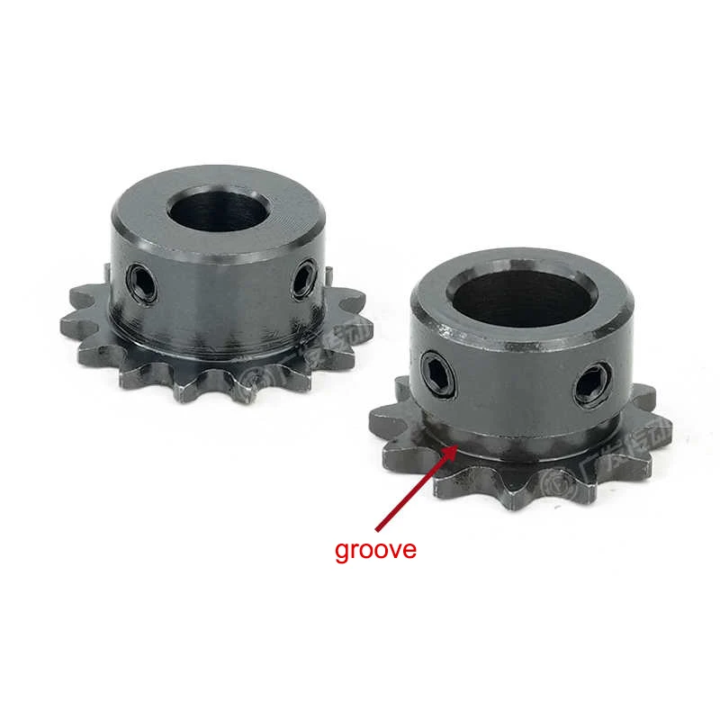 1pc 9T-22T 06B Industrial Drive Sprocket Wheel 45# Steel Chain Gear 9 10 11 12 13 14 15 16 17 18 19 20 21 22 Teeth Keyway Bore