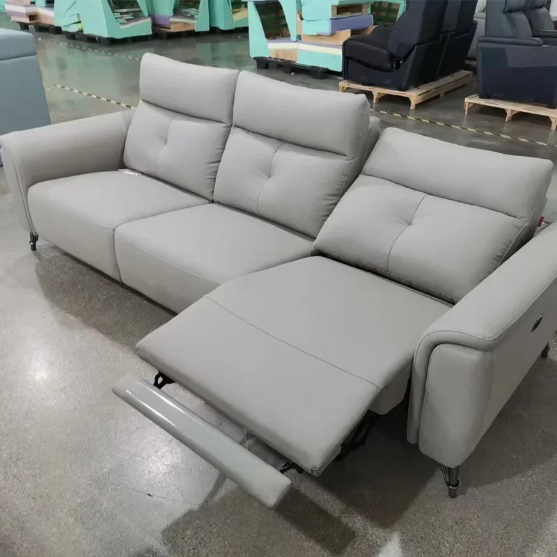 Multifunctional combination modern leather sofa