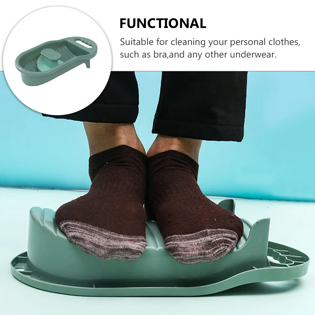 

1Pcs Washing Board Small Handle Washboard for Personal Clothes Labor-Saving Laundry Tool Compact Size Easy to Store and Use
