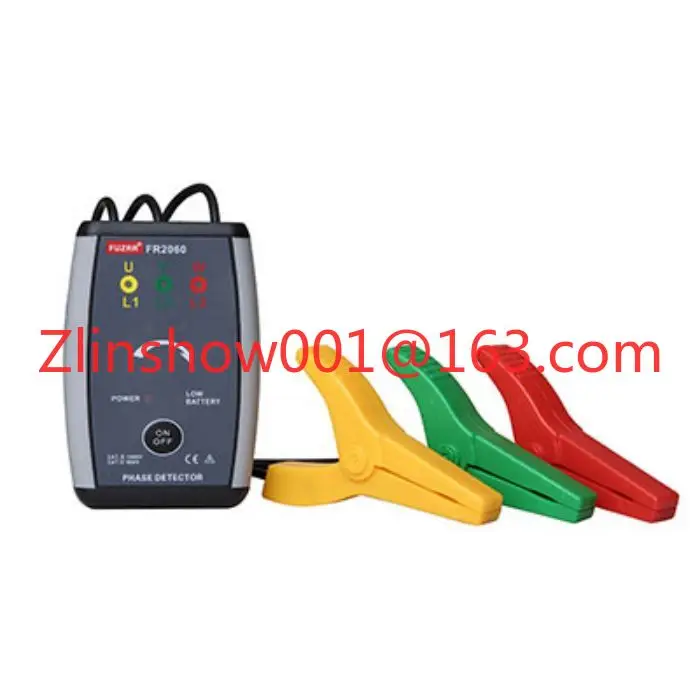 Non-contact Phase Sequence Meter FR2060 Phase Rotation Indicator OEM AC 70-1000V 9V Battery