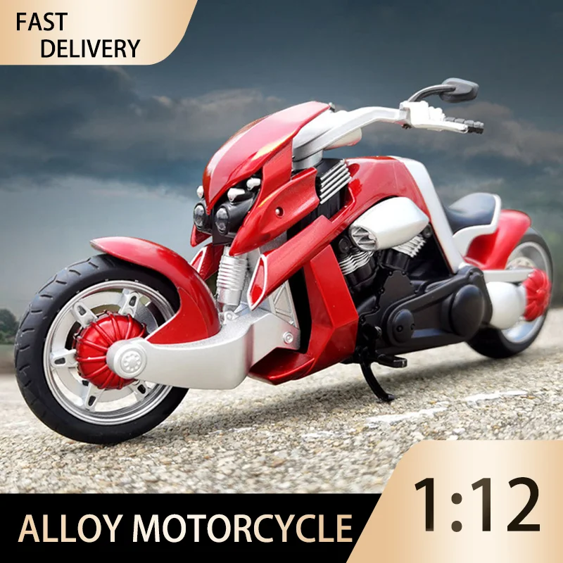 

1:12 TRAVERTSON V-REX Alloy Motorcycle Model Die Cast Toy Racing Motorbike Model Collect Decorative Ornaments Toy Boy