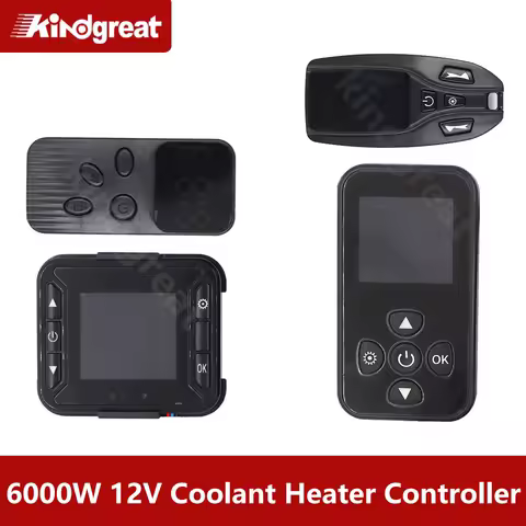 12V 6KW Diesel Coolant Parking Heater Controller LCD Switch For RV Car Boat Caravan