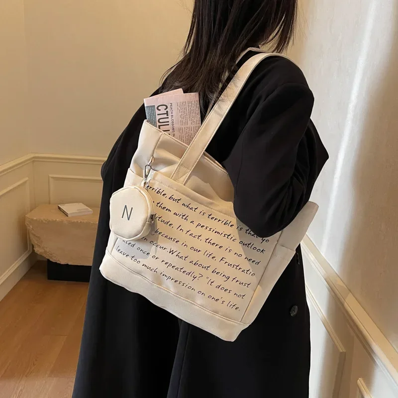 

2025 Light Luxury Niche Convertible Oxford Cloth Shoulder BagVersatile, Large - Capacity & Fashionable with Personalized Texture