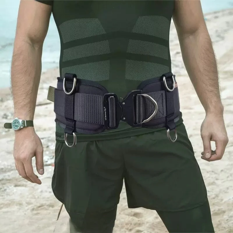 For Heavy Duty Multi-function Tool Belt Adjustable Shoulder Strap Electrician Waist Pouch Quick Hook Work Tool Bag