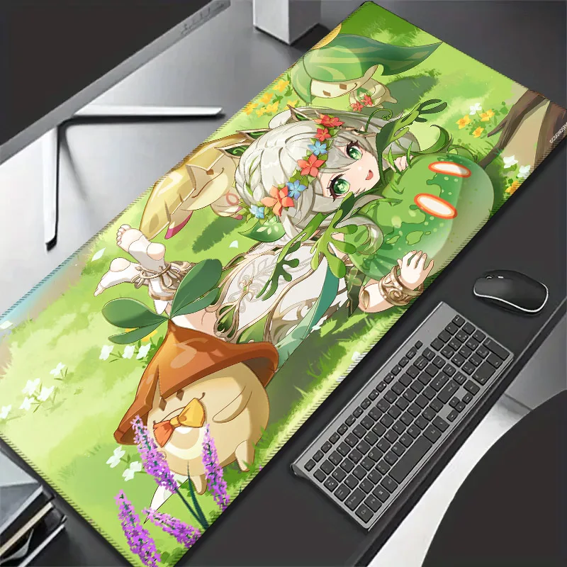 

Большой коврик для мыши в стиле аниме Loli Genshin_impact Nahida XXLMat, игровой коврик для большого геймера, индивидуальный коврик для настольной клавиатуры, коврик для мыши