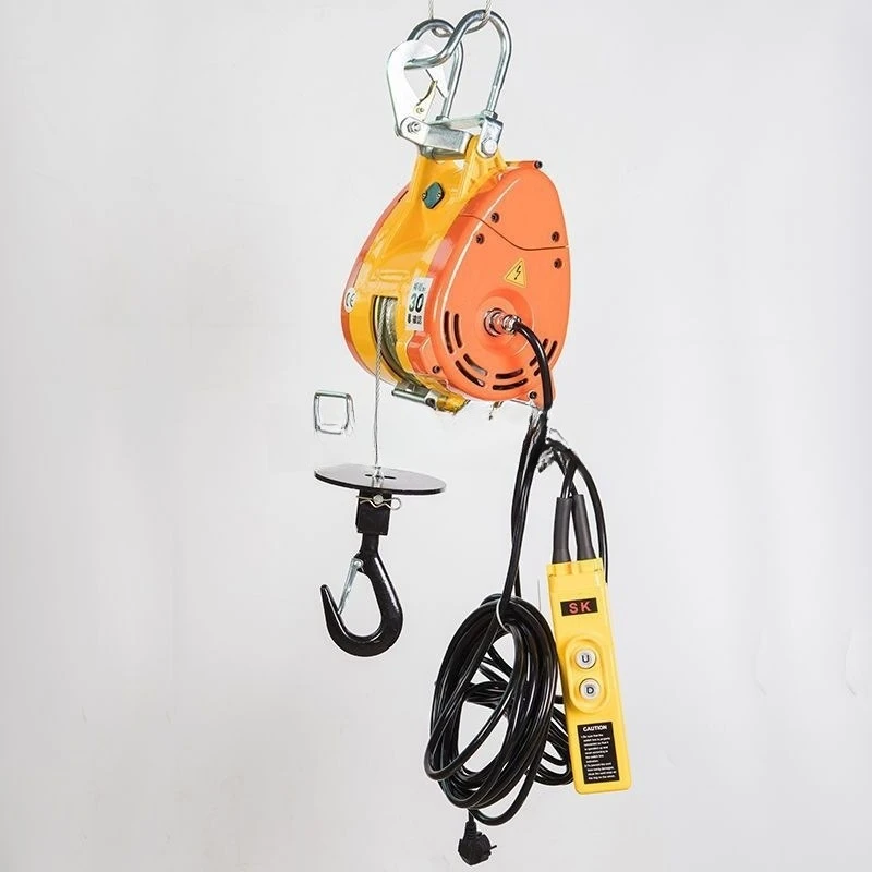 

Electric hoist 220v household portable hanging small electric hoist