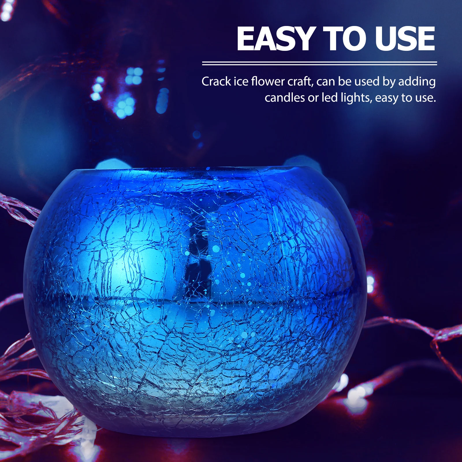 

Exquisite Gradient Candlestick Creative Modeling Compact Size Romantic Home Decoration Ornament Glass Holder