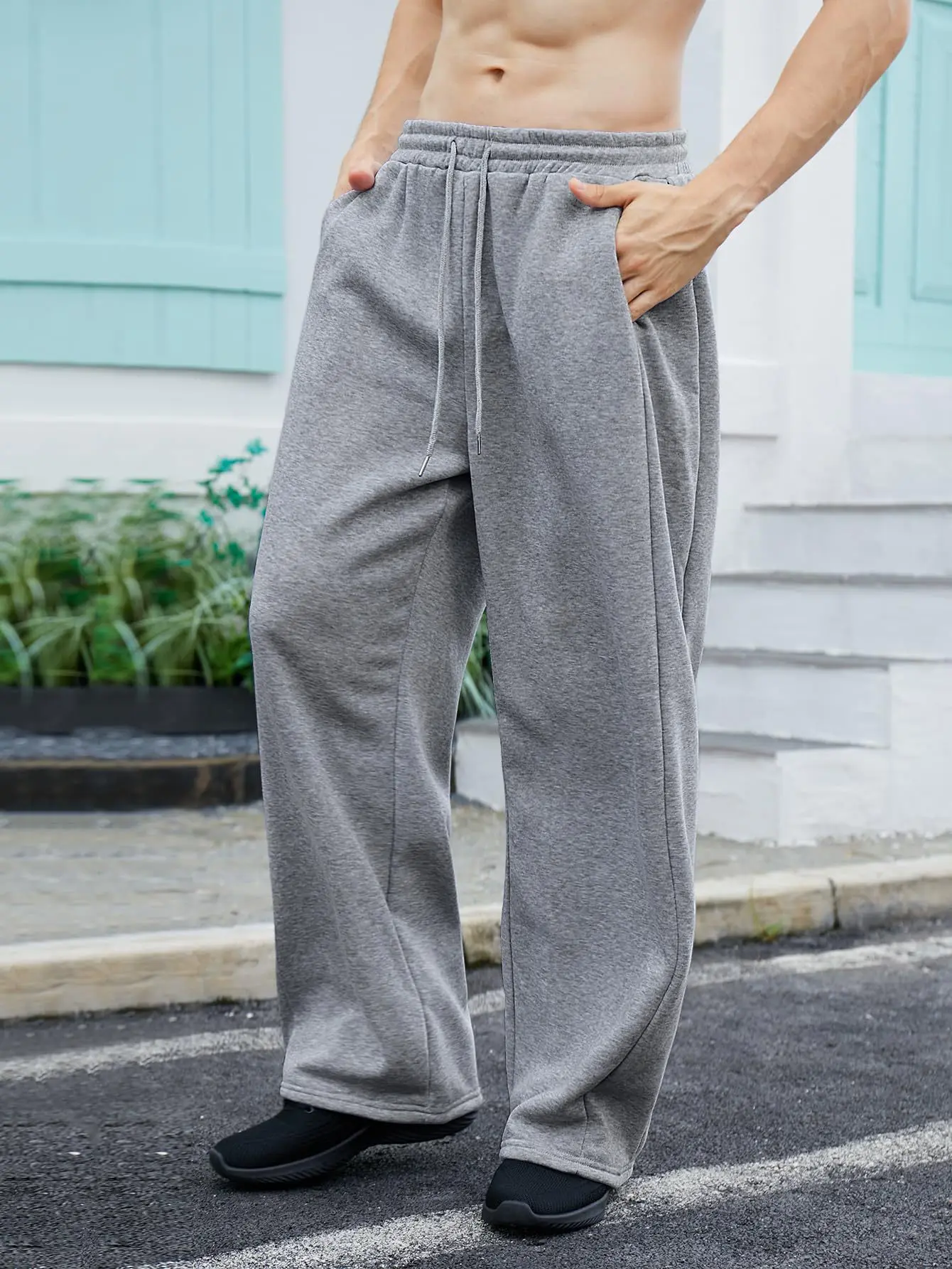 

Casual Men's jogging pants baggy pants neutral breathable baggy outdoor pants Fashion design jogging pants 2025 New sweatpants