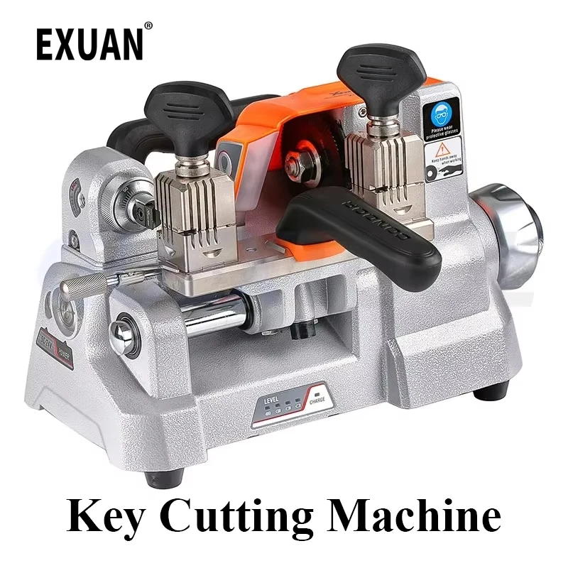 

CondorXC-009 Manual Horizontal Built-in Battery Portable Single Double sided Key Cutting Machine Flat Milling Tooth Opening Tool