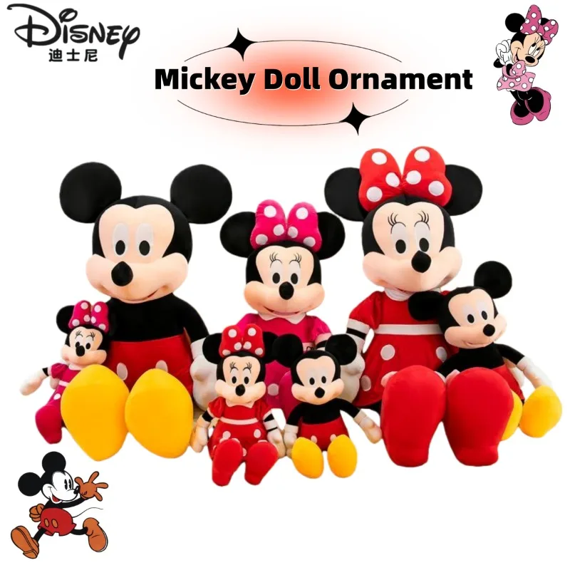 

Disney Микки, Минни, Каваи, плюшевые игрушки, креативный мультфильм, высокая красавица, пара, одна пара кукол, подарок на день рождения для мальчиков и девочек, оптовая продажа