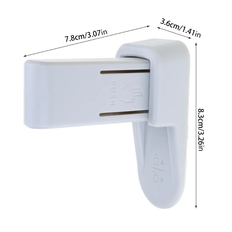 J15U العالمي قفل الباب رافعة الطفل التدقيق مقبض الباب قفل السلامة قفل مضاد للفتح