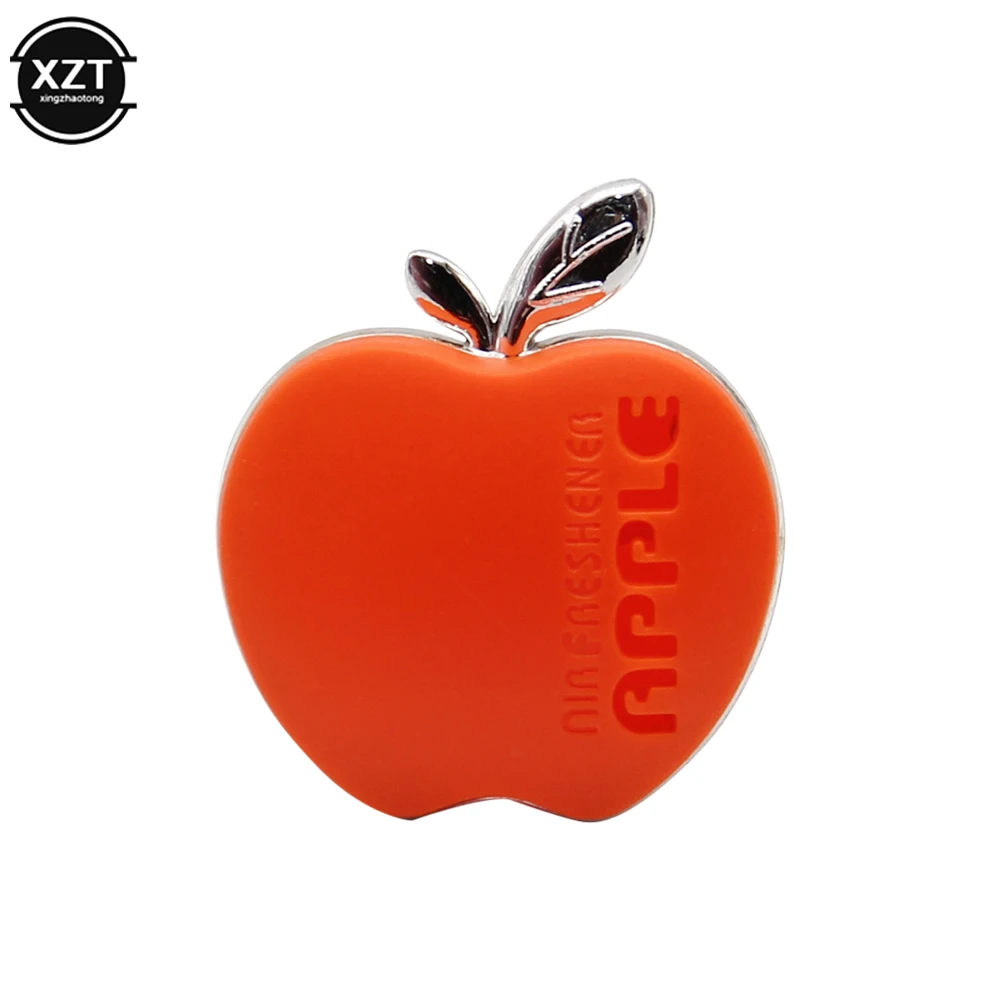 Cute Apple Car perfume Air Refresher Car Air Outlet perfume Car Balm Interior Jewelry Solid Aromatherapy Car Accessories