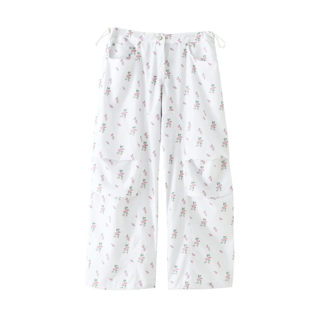 

Рабочая одежда с цветочным принтом Stered, брюки ort Sve, комплект футболок, женская коллекция Faion Spring, бренд без бренда