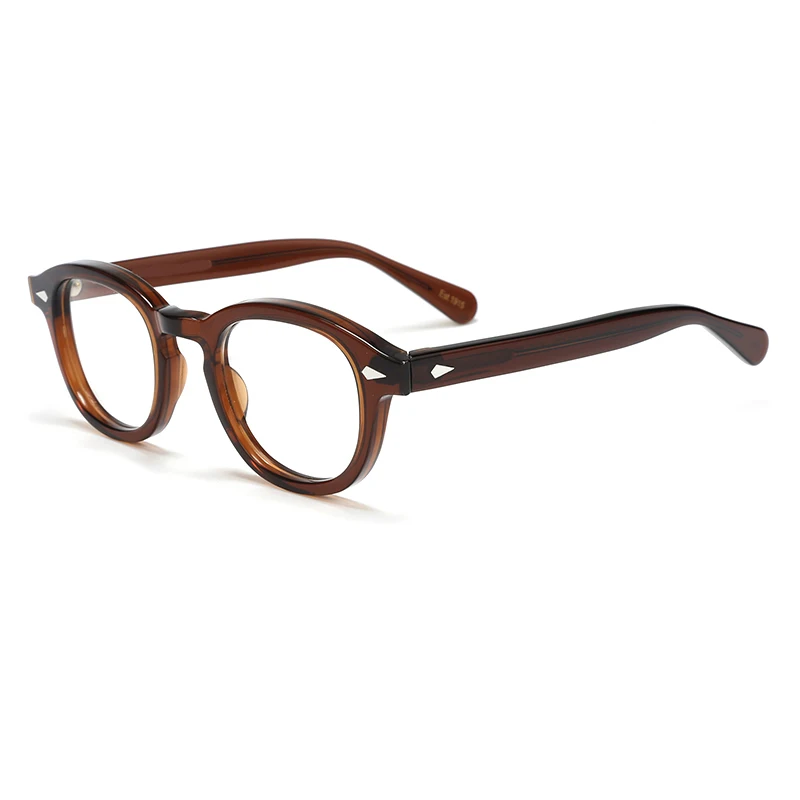 Customize Prescription Multi-focal Progressive Glasses Men Frame Johnny Depp Lemtosh Photochromic Round Eyeglasses