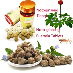 Organic Panax Notoginseng Pueraria LobataTablets Tianqi Noto-ginseng Root Panax Blood Tonic Promoting Blood Circulation