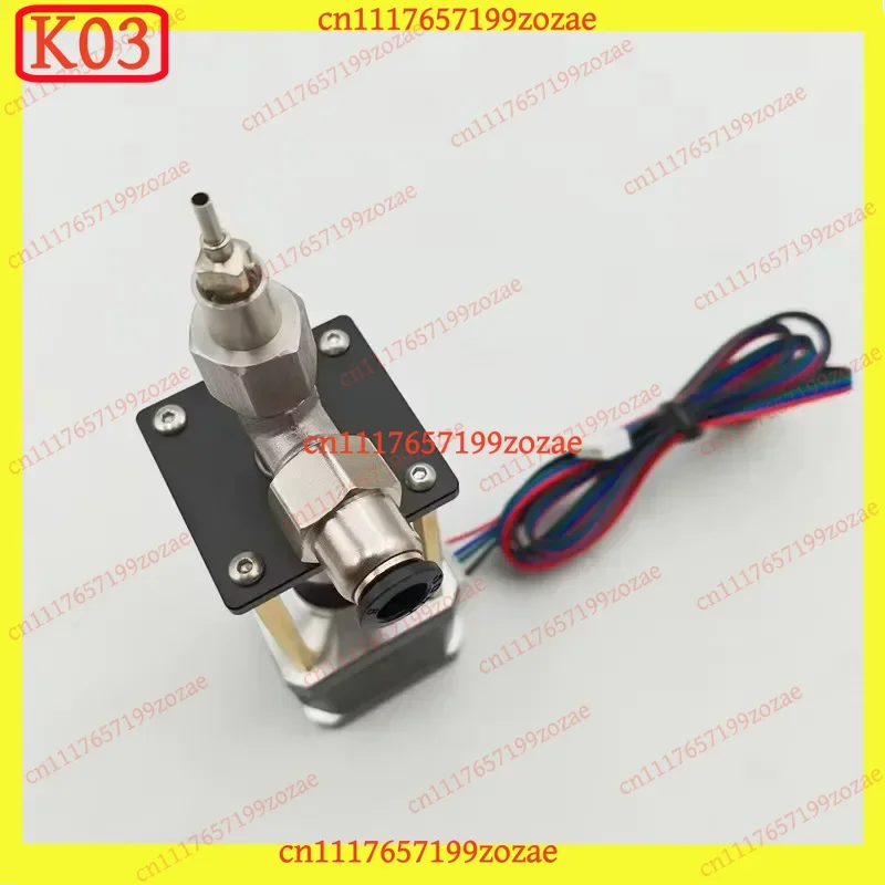 K03 Clay Paste 3D Printer DIY Printhead Ceramic Extruder Pellet Kit NEMA7 Motor Replaceable Nozzle