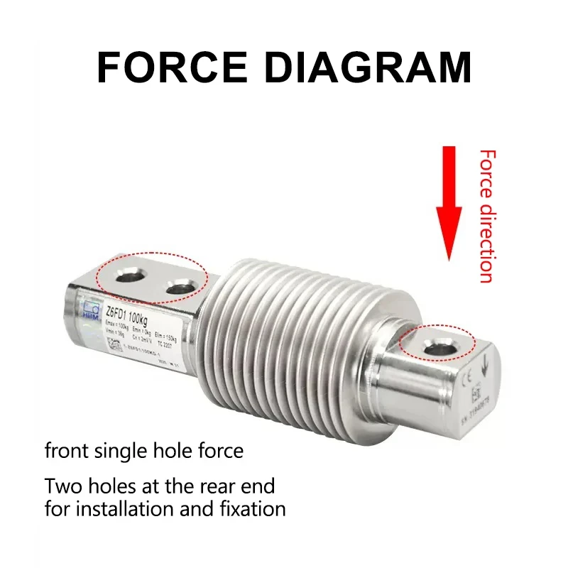 HBM Z6FD1 Bending Beam Load Cell Market Standard for Precision and Robustness Strain Gauge Technology Weighing Range 5Kg to 1T