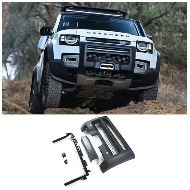 

The Winch Bracket Front Bumper Off-road Protection Kit Upgrade for The 2020-2022 Land Rover Defender Body Kit