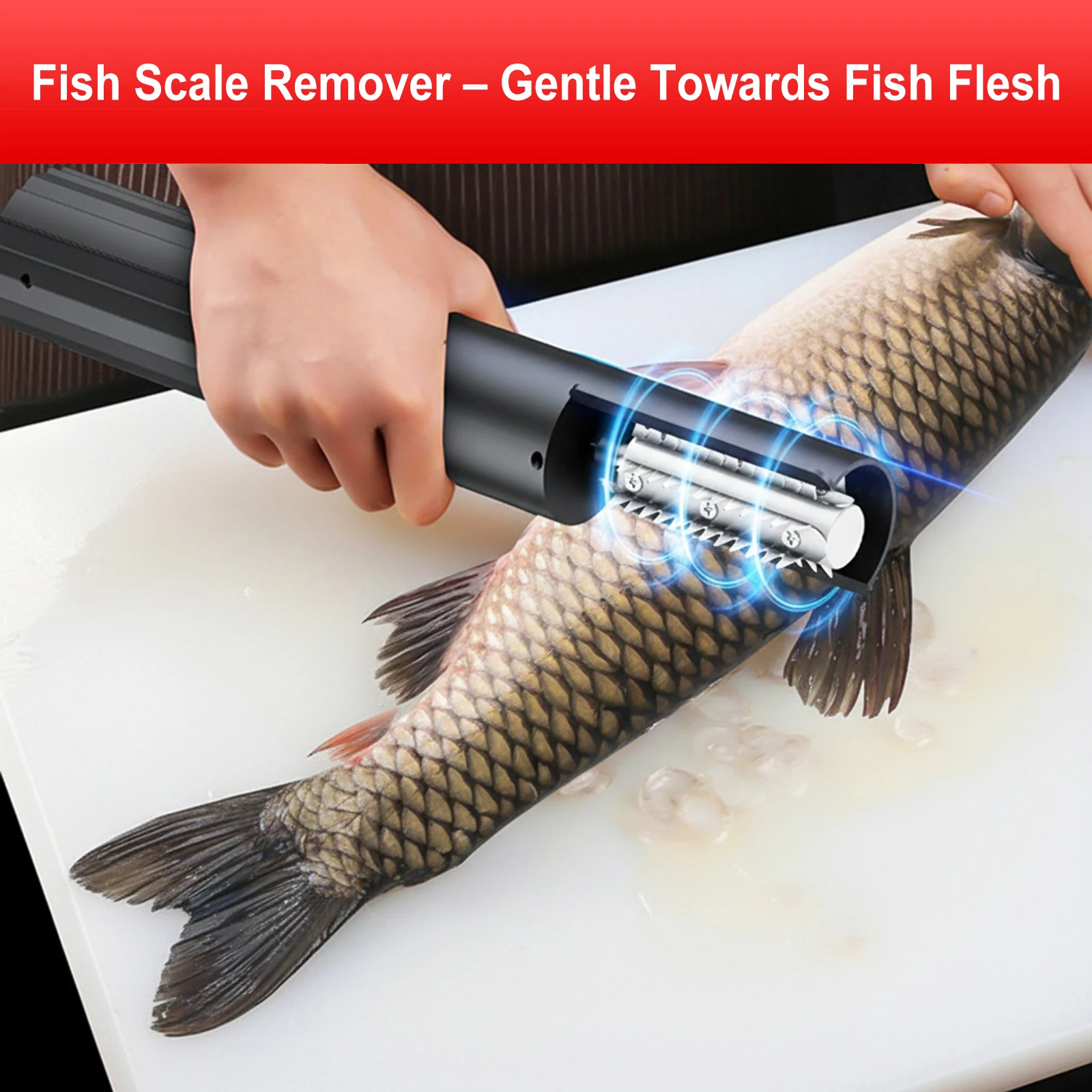 Coconut Electric Roller Stainless Steel Wireless Electric Coconut Scraper Used for Scaling Fish and Scraping Coconuts
