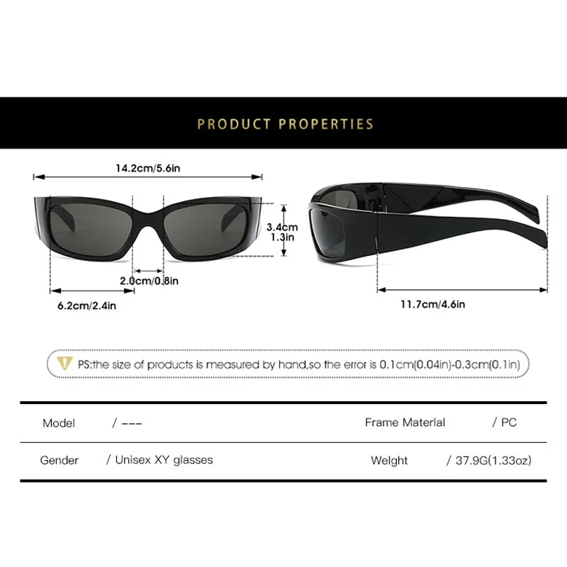Y2K Luxury Brand Designer Vintage Popular Sunglasses Women For Men Sun Glasses Punk Sexy Lady Outdoor Sport Goggle Shades UV400