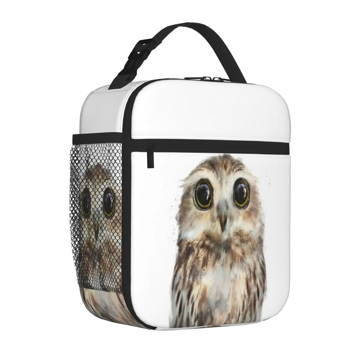 Bestselling Little Owl Insulated Inner Insulated Tote Beach Outing Student Lunch Bag