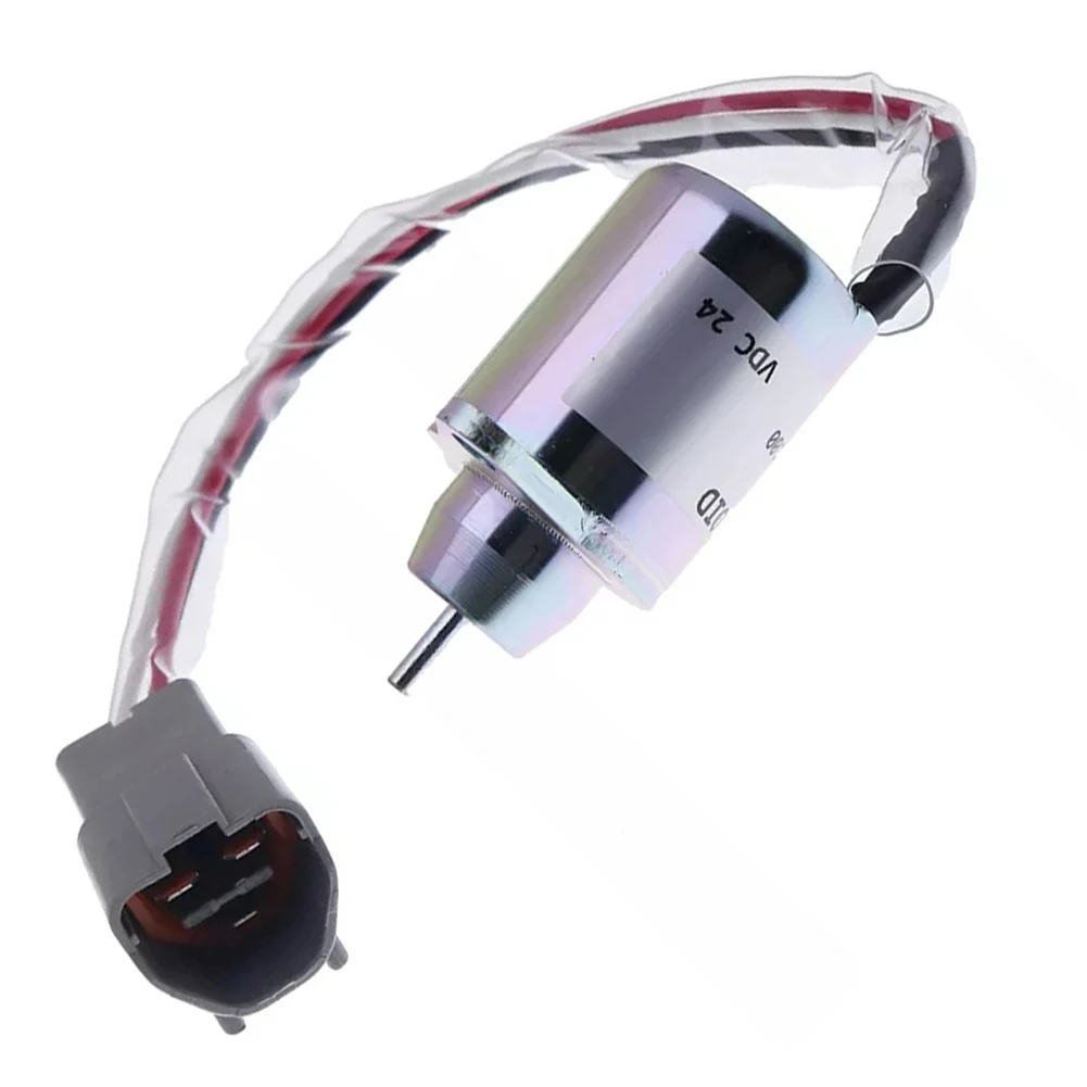 Fuel Shut Solenoid 129612-77940 For Yanmar 3TNV88-BPTB2 4TNV98 Engine Fuel System Stop Valve For TB235 DH80 For Excavator