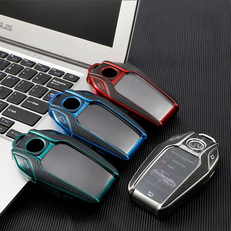 For BMW 5 7 Series G11 G12 G30 G31 G32 I8 I12 I15 G01 X3 G02 X4 G05 X5 G07 X7 740li 730 Car Smart Key Case Cover Shell Bag