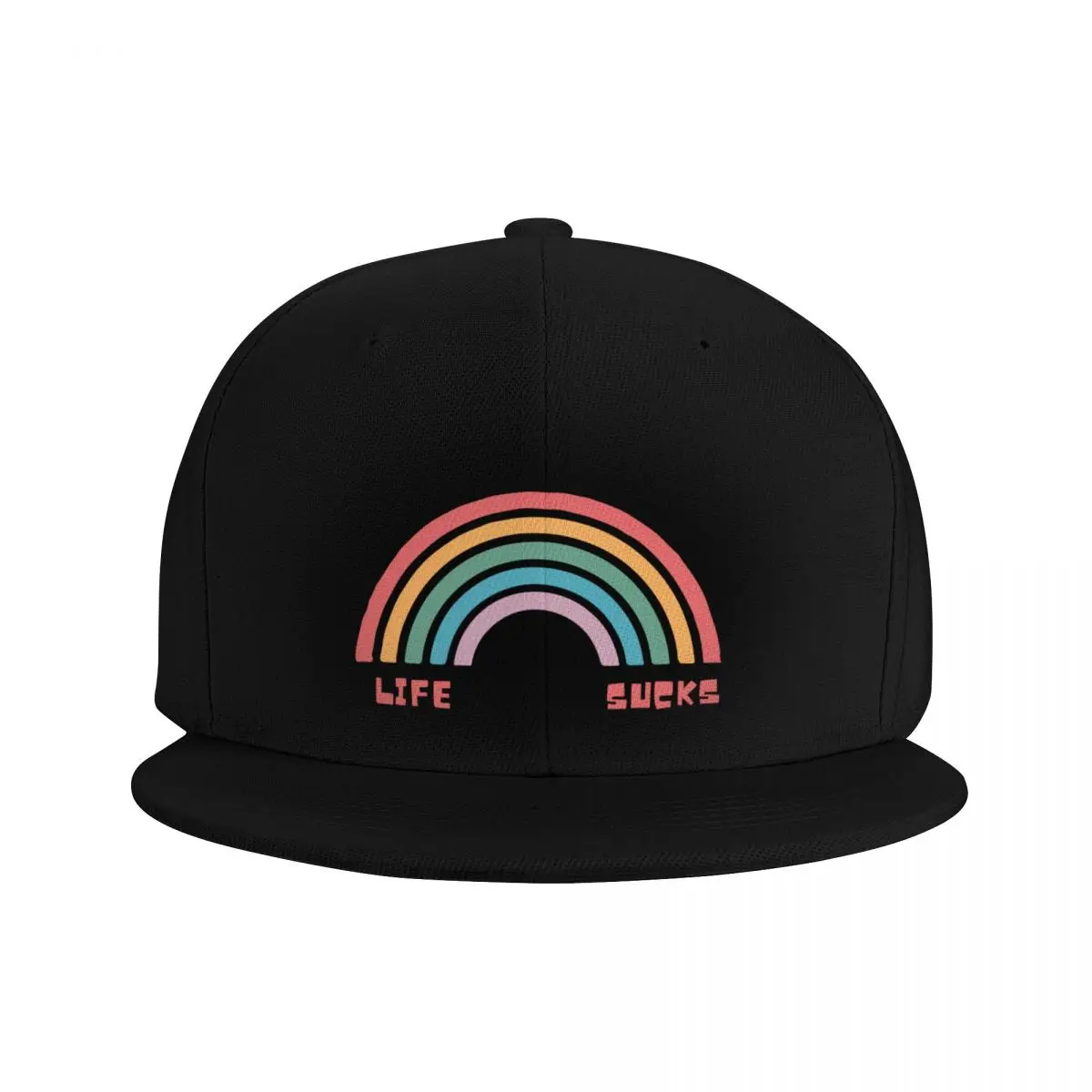 Live sucks rainbow Baseball Cap Military Cap Man fishing hat Luxury Cap Sun Hat For Children Boy Women's