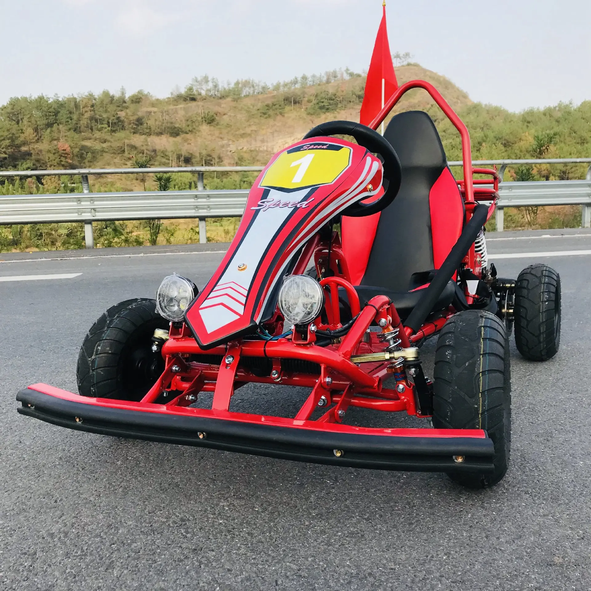 Durable Rental Go Kart - Low Maintenance Design for Amusement Parks