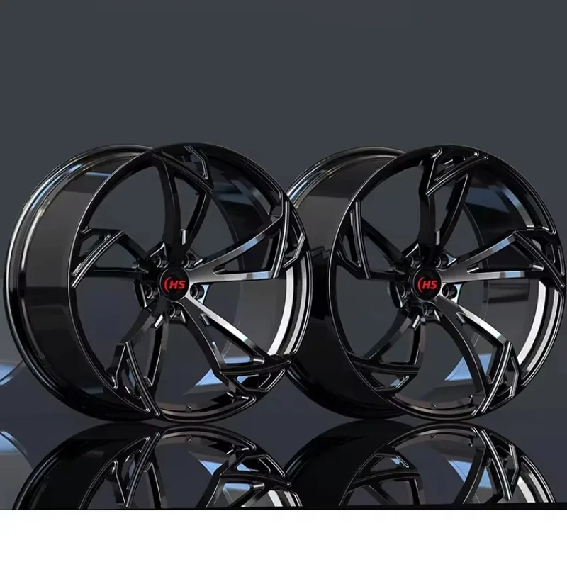 

Wholesale T6-6061 Aluminum 18 19 20 21 22 23 Inch 5x112 Gloss Black Monoblock Forged Wheels for BMW