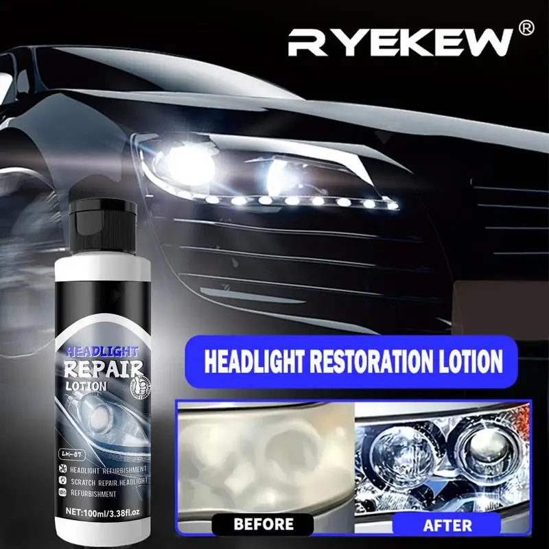 Innovative Headlight Repair Polish Car Headlight Polishing Renovation Liquid Car Headlight Lens Scratch Repair Polish Liquid Car